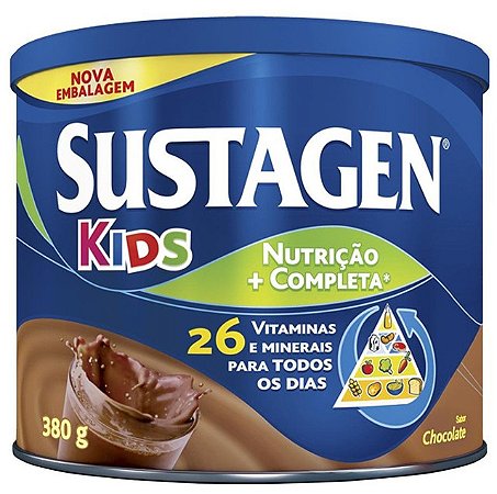 Complemento Alimentar Sustagem Kids Chocolate - Embalagem 1X380 GR