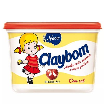 Margarina Claybom Cremosa 50% lipidios Com Sal - Embalagem 12X500 GR - Preço Unitário R$4,22
