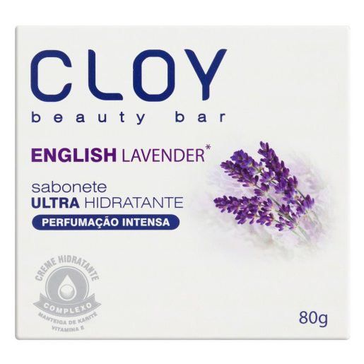 Sabonete Cloy Beauty Bar English Lavender - Embalagem 1X80 GR
