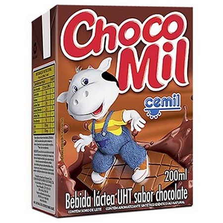 Bebida Lactea Cemil Chocomil - Embalagem 27X200 ML - Preço Unitário R$1,07
