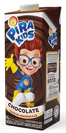 Bebida Lactea Pirakids Chocolate - Embalagem 12X1 LT - Preço Unitário R$6,42