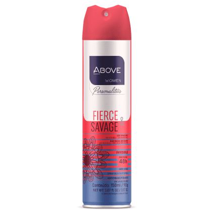Desodorante Aerossol Above Pers Feminino Fierce Savage - Embalagem 1X150 ML