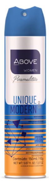 Desodorante Aerosol Above Pers Feminino Unique Modern - Embalagem 1X150 ML