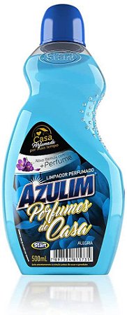 Limpador Azulim Perfumado Alegria Azul - Embalagem 12X500 ML - Preço Unitário R$3,05