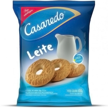 Biscoito Casaredo Rosquinha Leite - Embalagem 16X600 GR - Preço Unitário R$7,25