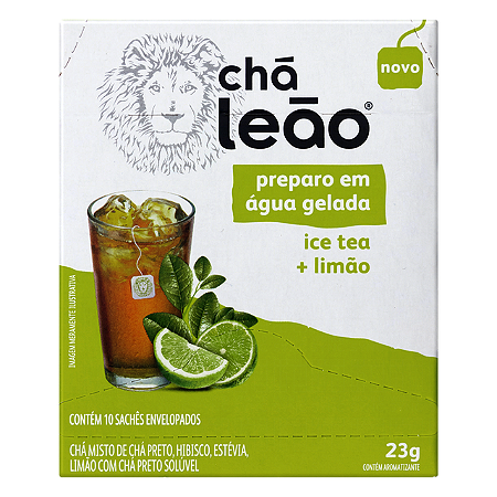 Cha Leao Ice Tea Limao - Embalagem 1X10 UN