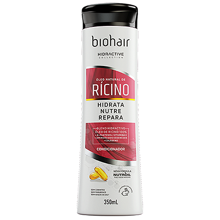 Condicionador Biohair Oleo De Ricino - Embalagem 1X350 ML