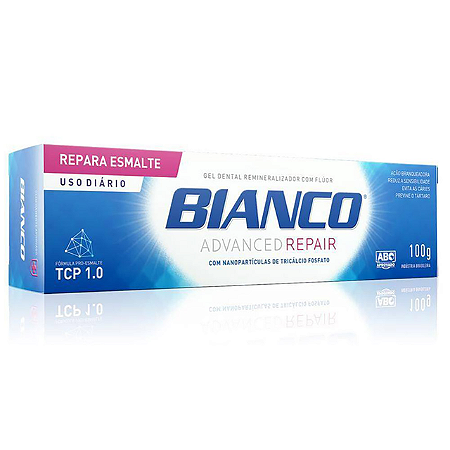 Creme Dental Bianco Advanced Repair - Embalagem 12X100 GR - Preço Unitário R$0,57