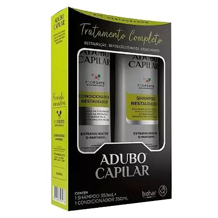 Kit Adubo Capilar Shampoo 350 + Condicionador 350 Rest - Embalagem 1X2UN