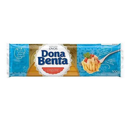 Macarrao Espaguete Linguine Ovos Dona Benta - Embalagem 24X500 GR - Preço Unitário R$2,98