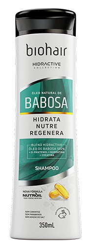 Shampoo Biohair Babosa - Embalagem 1X350 ML