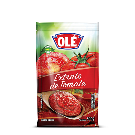 Extrato De Tomate Ole Sache - Embalagem 32X300 GR - Preço Unitário R$2,35