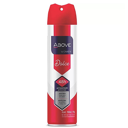 Desodorante Aerossol Above Feminino Dolce - Embalagem 1X150 ML