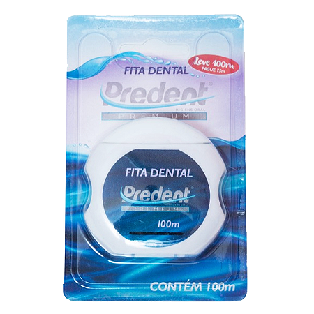 Fio Dental Predent Premium Fita 72 - Embalagem 12X100 MT - Preço Unitário R$3,98