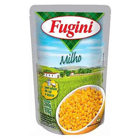 Milho Verde Fugini Sache - Embalagem 36X170 GR - Preço Unitário R$2,67
