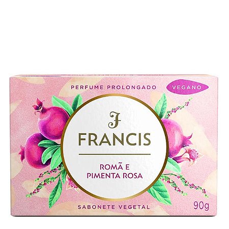 Sabonete Francis Caixa Roma E Pimenta Rosa - Embalagem 12X90 GR - Preço Unitário R$3,24