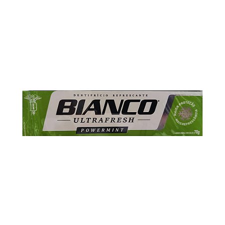 Creme Dental Bianco Powermint - Embalagem 12X70 GR - Preço Unitário R$2,2