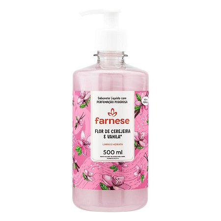 Sabonete Liquido Farnese Flor De Cerejeira - Embalagem 1X500 ML