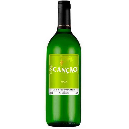 Vinho Cancao Branco Seco - Embalagem 12X750 ML - Preço Unitário R$13,35