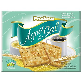 Biscoito Prodasa Agua E Sal - Embalagem 1X1,6 KG