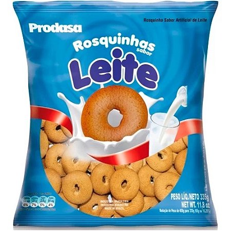 Biscoito Prodasa Rosquinha De Leite - Embalagem 14X335 GR - Preço Unitário R$3,72