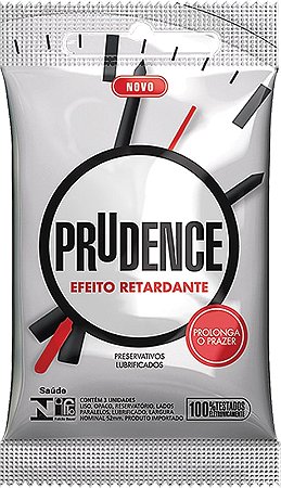 Preservativo Prudence Efeito Retardante - Embalagem 12X3 UN - Preço Unitário R$7,25