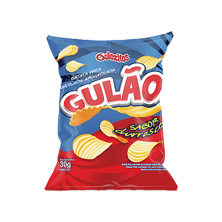Batata Frita Gulao Churrasco - Embalagem 20X30 GR - Preço Unitário R$1,72