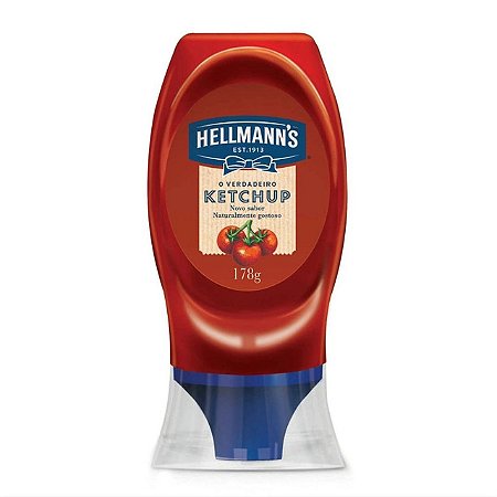 Catchup Hellmans Tradicional Pet - Embalagem 6X178 GR - Preço Unitário R$6,06
