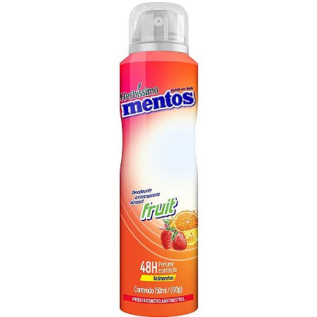 Desodorante Aerossol Herbissimo Mentos Fruit - Embalagem 1X150 ML