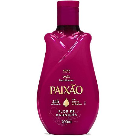 Locao Hidratante Paixao Flor De Baunilha - Embalagem 1X200 ML