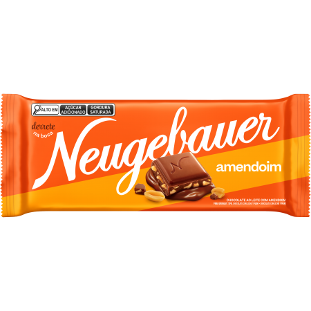 Chocolate Tablete Neugebauer Amendoim - Embalagem 1X80 GR