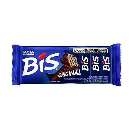 Chocolate Bis Lacta Ao Leite - Embalagem 1X16X6,3 GR