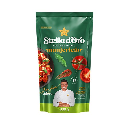 Molho De Tomate Stella Doro Manjericao Sache - Embalagem 32X300 GR - Preço Unitário R$1,96