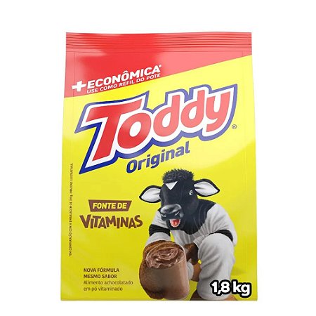 Achocolatado Em Po Toddy Sache - Embalagem 1X1,8 KG