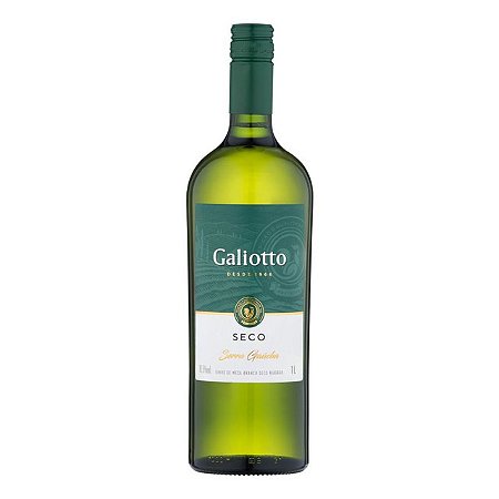 Vinho Galiotto Niagara Branco Seco - Embalagem 12X1 LT - Preço Unitário R$23,54