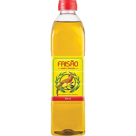 Azeite Oleo Composto Faisao Tradicional Pet - Embalagem 5X500 ML - Preço Unitário R$9,78