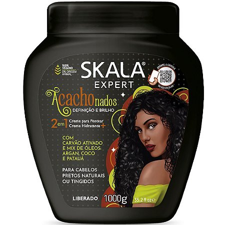 Creme De Cabelo Hidratante Skala Acachonados - Embalagem 6X1 KG - Preço Unitário R$9,12