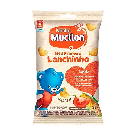 Mucilon Meu Primeiro Lanchinho Snacks Tomate Sache - Embalagem 1X35 GR