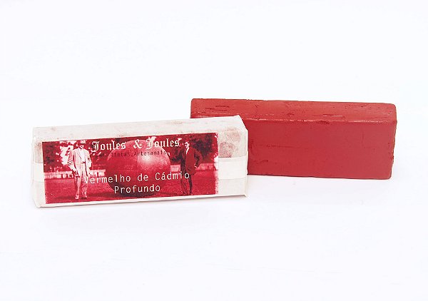 16.b. Bastão a Óleo VERMELHO DE CADMIO PROFUNDO - PR108 Joules & Joules
