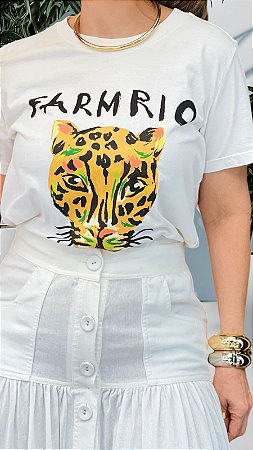 TSHIRT FIT FARMRIO ONÇA - ML24