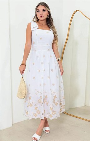 Vestido Iris lese alça amarração - ML24