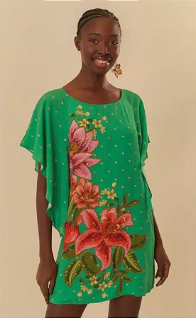 Vestido curto fruta de verão localizado FARM - ML24