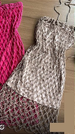 VESTIDO COM FORRO PRAIA - ML25-