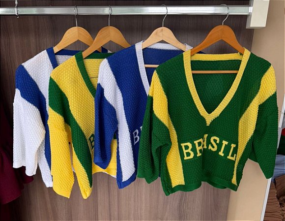 BLUSA BRASIL OVER TRICO - ML26