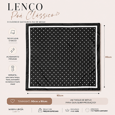 Lenço cetim