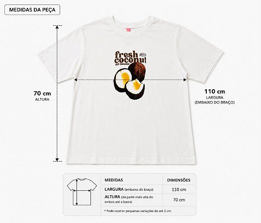 T-SHIRT ALGODÃO COCO- ML26
