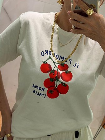 T-SHIRT ALGODÃO TOMATE- ML26