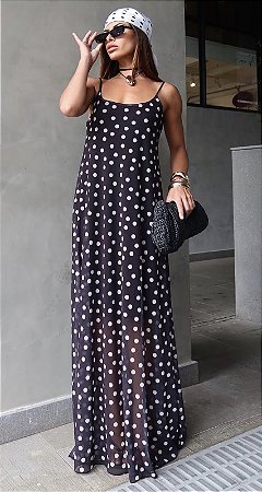 Vestido tule poá- ML26