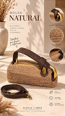 BOLSA PALHA NATURAL- ML26