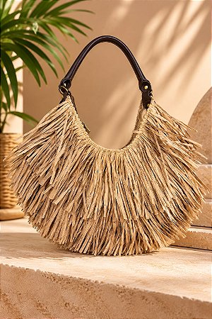 BOLSA PALHA FRANJA ML26